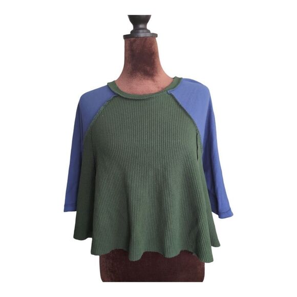 Urban Outfitters waffle Thermal reglan baseball tee size XS - Picture 2 of 7